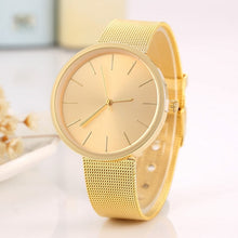 Load image into Gallery viewer, Gold Sliver Mesh Fashion Watch