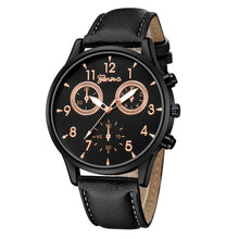 Load image into Gallery viewer, Leather Military Casual Watch