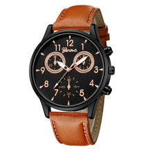 Load image into Gallery viewer, Leather Military Casual Watch