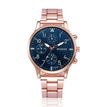 Load image into Gallery viewer, Crystal Stainless Steel Analog Watch