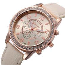 Load image into Gallery viewer, Geneva Luxury Diamond Watch
