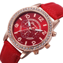 Load image into Gallery viewer, Geneva Luxury Diamond Watch