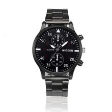 Load image into Gallery viewer, Black Stainless Steel Watch