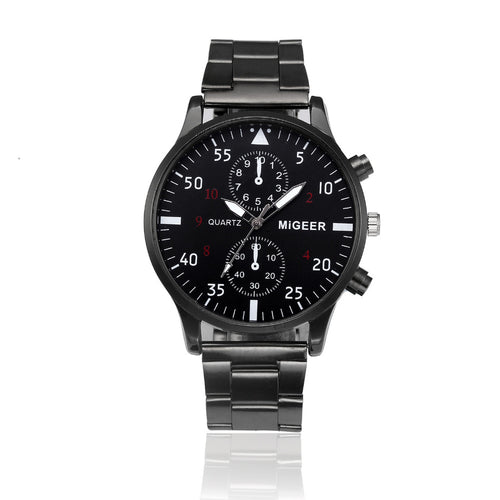 Black Stainless Steel Watch
