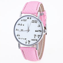 Load image into Gallery viewer, Math Pattern Leather Band