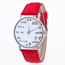 Load image into Gallery viewer, Math Pattern Leather Band