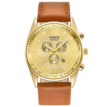 Load image into Gallery viewer, XINEW Men Watch Leather Band