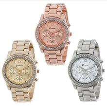 Load image into Gallery viewer, Geneva Classic Luxury Rhinestone